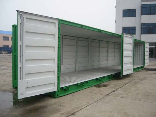 CONTENEDOR HC STOCKAGE 45' DE LADOS ABIERTOS Y PUERTAS DOBLES
